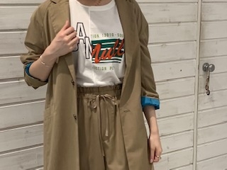 FIL DE FER（フィルデフェール）の「シレー加工 キモノスリーブ