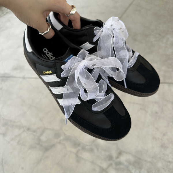 adidas シューレースリボン 幅広